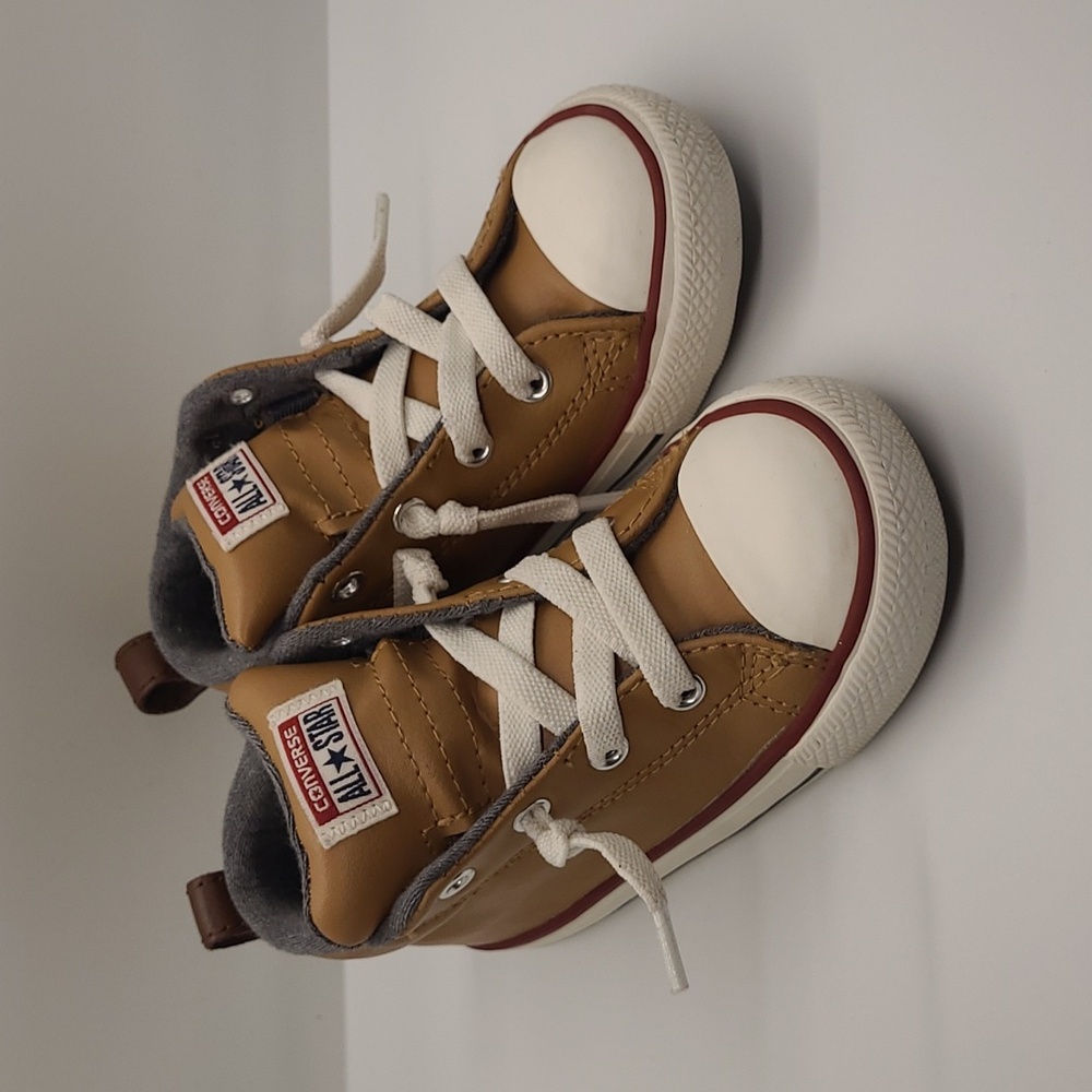 Converse Toddler Boy Brown High-Top Sneakers